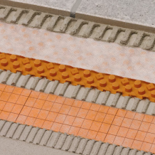 Schluter Ditra-Drain 4 Drainage and Uncoupling Membrane 10m Roll
